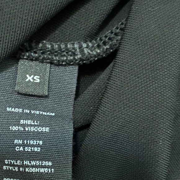 Helmut Lang Black Midi Dress Size XS - Picture 9 of 9